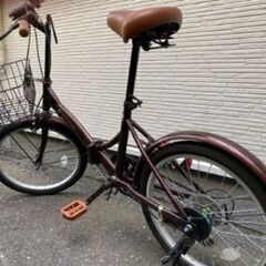 【ネット決済】手渡し  折りたたみ自転車 20インチ シマノ 6...