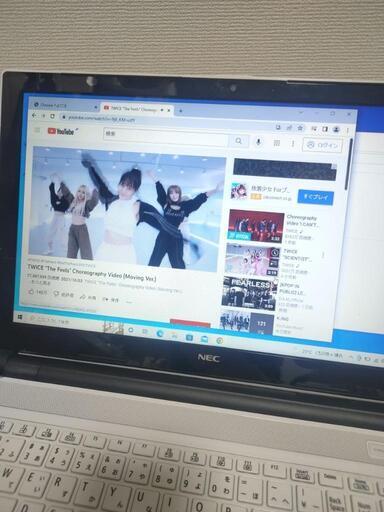 【激安！動作PC】 nec 人気のLaVie♪　綺麗なホワイト　使いやすいテンキー付き♪　 ノートパソコン Windows10 DVD すぐに使える ネット PC ノート　無線LAN　Wi-Fi　中古 激安！動作PC】 nec 人気のLaVie♪ 綺麗なホワイト 使いやすいテンキー