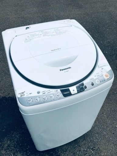 ④ET316番⭐️8.0kg⭐️ Panasonic電気洗濯乾燥機⭐️