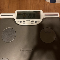 体重計　体脂肪率測定