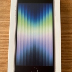 【期間限定6/6迄値下】未使用 iPhonese3 ホワイト 6...