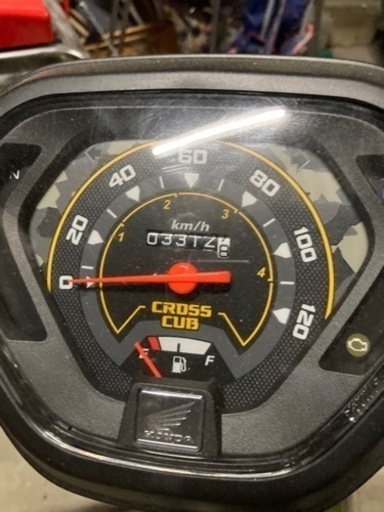 クロスカブ110 走行距離3000キロ ほぼ新車
