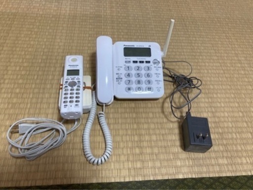 【パナソニック製】コードレス電話機　子機付き　3,000円