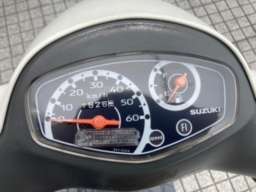 レッツ4】スズキ ホワイト オイル、プラグ、バッテリー新品 メンテ済み