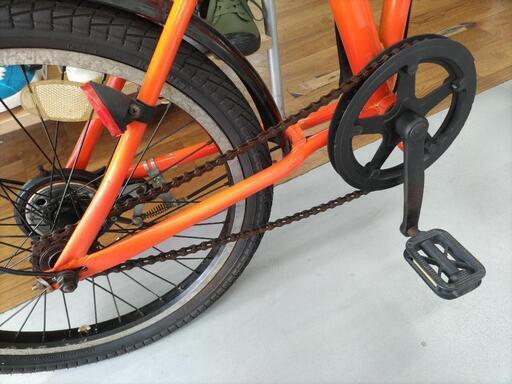 J047 災害時仕様 折り畳み自転車 HAZARD RUNNER 20インチ 折りカゴ付