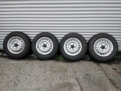 トヨタ純正 スチールホイール + ラジアル タイヤ 9800円⭐165R13 8PR 