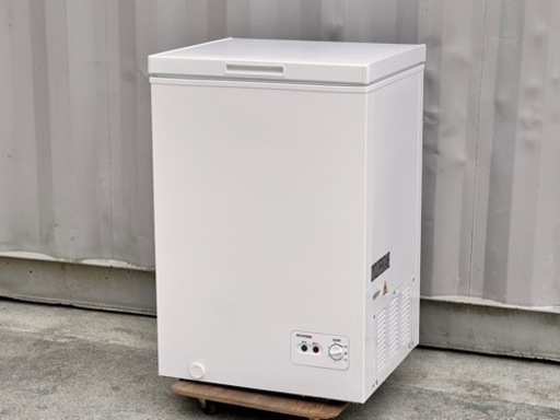 アイリスオーヤマ◇2020年製◇上開き冷凍庫◇静音◇大容量100L◇コンパクト◇PF-B100TD-W◇JF-0159