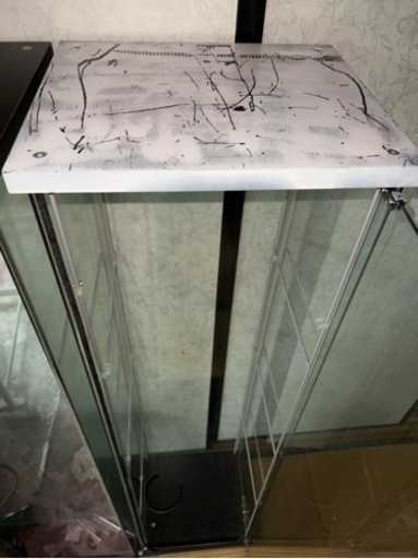 ガラス製棚 デトルフ オシャレDETOLF IKEA スツール