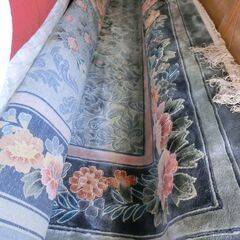 絨毯　中国緞通　上海シルク　１２０段