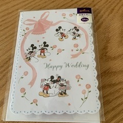 Disney結婚祝いカード