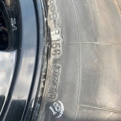 ジムニーなどに　175/80R16 マッドタイヤ　ホイール付き