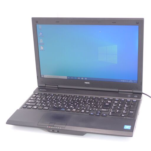 中古美品 15.6インチ ノートパソコン NEC PC-VK20EXZGN 第4世代 Celeron 4GB 500G DVDRW Windows10 テンキー Office 即使用可