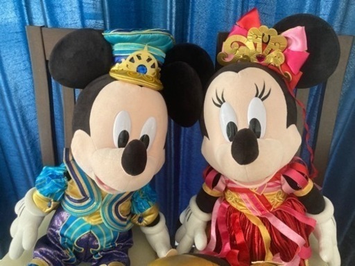 ミッキー&ミニー35周年(特大)ぬいぐるみ