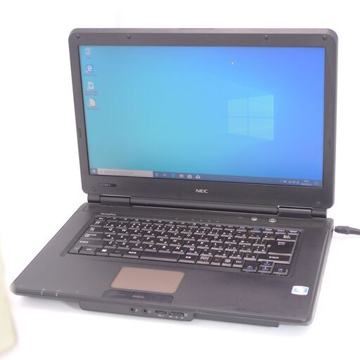 保証付 中古良品 Wi-Fi有 15.6型 ノートパソコン NEC PC-VK19EXZCF Celeron 4GB DVD-ROM 無線 Windows10 Office 初心者向け 即使用可