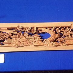 【彫刻欄間】錦帯橋 9尺×1.1尺×1.5寸(杉) ｜内装 インテリア