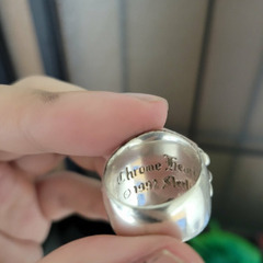 クロムハーツ キーパーリング 証明書なし