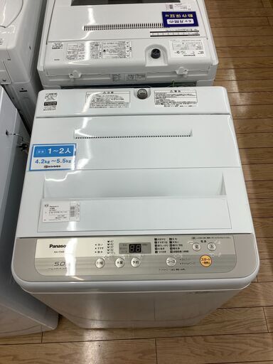 6ヶ月動作保証付！Panasonic(パナソニック)5.0kg全自動洗濯機 (256) 【トレファク野田】