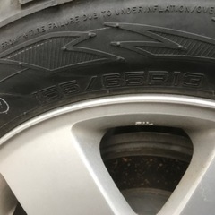 マッドタイヤ　4本　アルミホイール付き