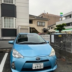 【ネット決済】値下げのトヨタアクア平成24年