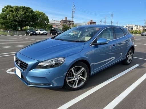 VOLVO V40 D4モンメタム 軽油車 車検R5/7 ブルー 水色 (jack) 名古屋の