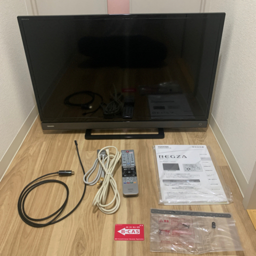 【東芝レグザ】32型液晶テレビ【分波器、延長TVケーブル、PC入力ケーブル付き】