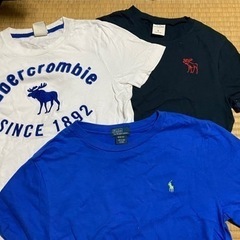アバクロ・ラルフ・boysTシャツ・3枚・アメリカサイズ10-12