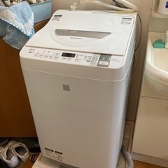 【無料にてお譲りします】SHARP製洗濯機　ES-T5E4 5.5kg