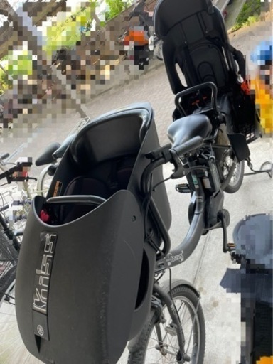 YAMAHA PAS kiss 電動自転車　子供2人乗せ