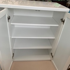 美品 2021年購入 創愛 クレオ キッチンキャビネット 120 美原店