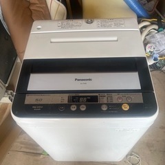 【ネット決済・配送可】panasonic 5.0kg 洗濯機　