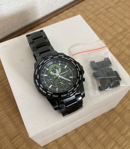 Seiko クロノグラフ 腕時計 7T62-0JH0