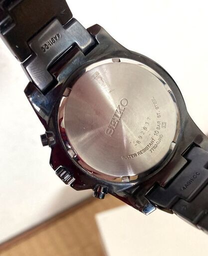 Seiko クロノグラフ 腕時計 7T62-0JH0