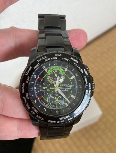 Seiko クロノグラフ 腕時計 7T62-0JH0