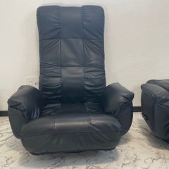 座椅子　黒　ニトリ　2