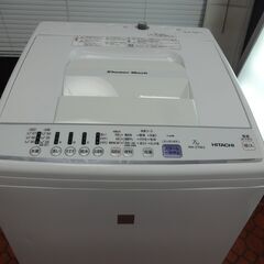 ID 021228　洗濯機　日立　7K　２０１８年製　NW-Z70E5