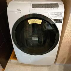 日立　ドラム式洗濯機　風アイロン　BD-SG100F