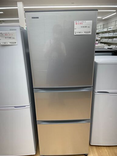 冷蔵庫　東芝　2018年製　330L　GR-K33S　SJ239