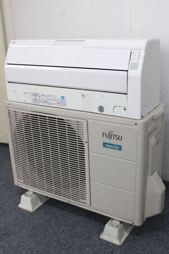 富士通 ルームエアコン nocria/ノクリア Rシリーズ 4.0kw 14畳用 100V 自動お掃除 AS-R40H 2018年製   中古家電 店頭引取歓迎 R5938)