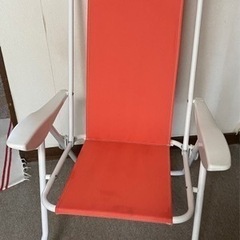 IKEA HAMO ビーチチェア 綺麗なオレンジ色