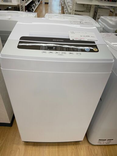 標準使用水量80L未満アイリスオーヤマ5キロ洗濯機2020年製IAW-T501