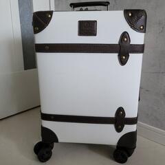 合革　トランク　キャリーバッグ　スーツケース　トロリー(美品)