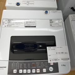 洗濯機　ハイセンス　HW-T55C5　5kg　2018年製　SJ255