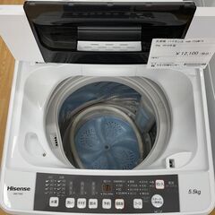 洗濯機　ハイセンス　HW-T55C5　5kg　2018年製　SJ255