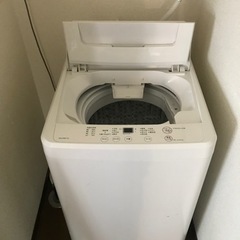 無印　洗濯機　6キロ