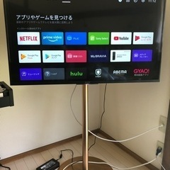 2019年製【SONY 4K テレビ ＋おしゃれスタンド】美品​...