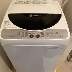 【中古品】シャープ　洗濯機　2009年製