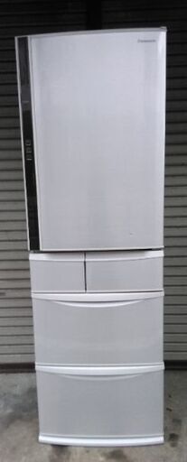 パナソニック5ドア冷蔵庫 NR -E412V-N 411L シャンパン 17年製 配送無料
