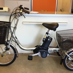 ＜新品同様・超美品車！＞◉試し乗り程度・パナソニック・ビビライフ・電動三輪車・21年9月購入・16ah・BE−ELR833T・シルバー・屋内保管品