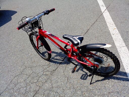 DRIDE 20インチ 6速 ジュニアサイクル 赤黒（132）