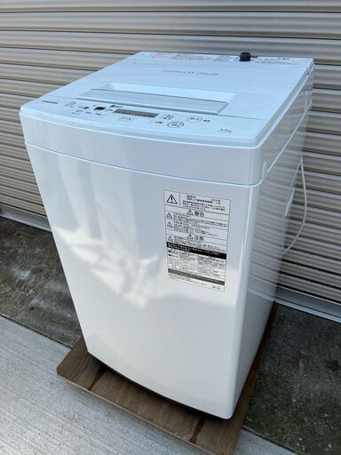 TOSHIBA　洗濯機　AW-45M7　2019年製　中古品